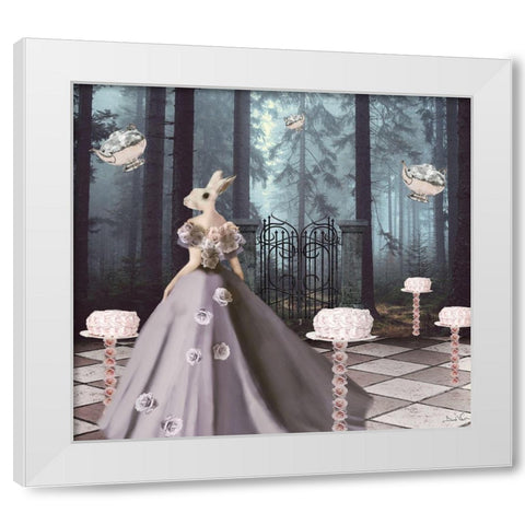 Cake Forest White Modern Wood Framed Art Print by Nocito, Daniela