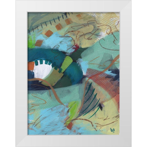 Changes White Modern Wood Framed Art Print by Nemcosky, Ann Thompson