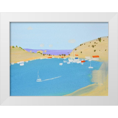 Balaclava White Modern Wood Framed Art Print by Nekraha, Igor