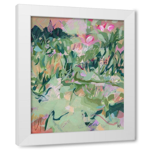 Anticipation White Modern Wood Framed Art Print by Nemcosky, Ann Thompson