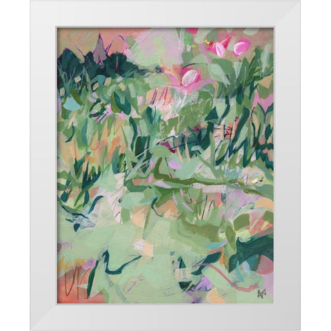 Anticipation White Modern Wood Framed Art Print by Nemcosky, Ann Thompson