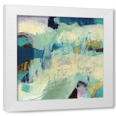 Field Notes No. 12 White Modern Wood Framed Art Print by Nemcosky, Ann Thompson