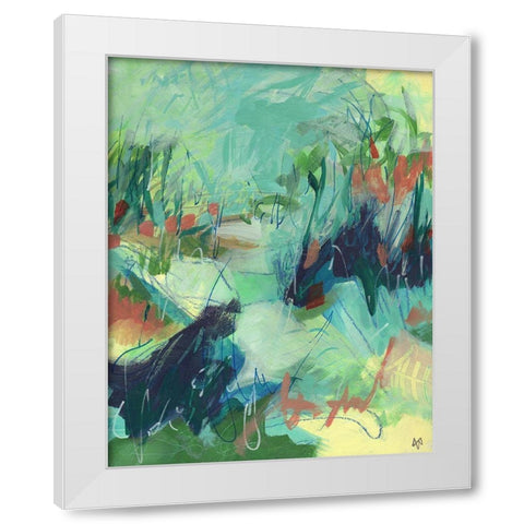Next Time White Modern Wood Framed Art Print by Nemcosky, Ann Thompson