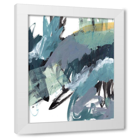 Observation No. 1 White Modern Wood Framed Art Print by Nemcosky, Ann Thompson