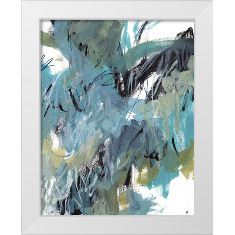 Observation No. 2 White Modern Wood Framed Art Print by Nemcosky, Ann Thompson