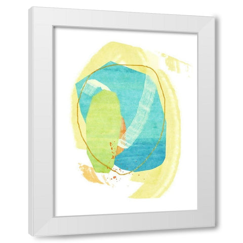 Confetti No. 1 White Modern Wood Framed Art Print by Nicoll, Suzanne