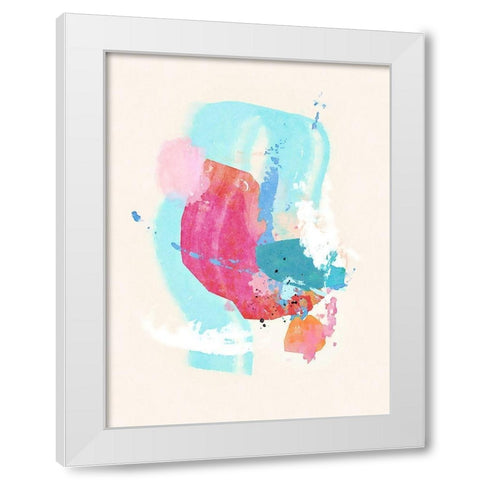 Glitter No. 1 White Modern Wood Framed Art Print by Nicoll, Suzanne