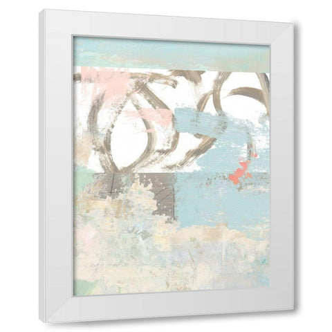 Sea Whispers No. 1 White Modern Wood Framed Art Print by Nicoll, Suzanne