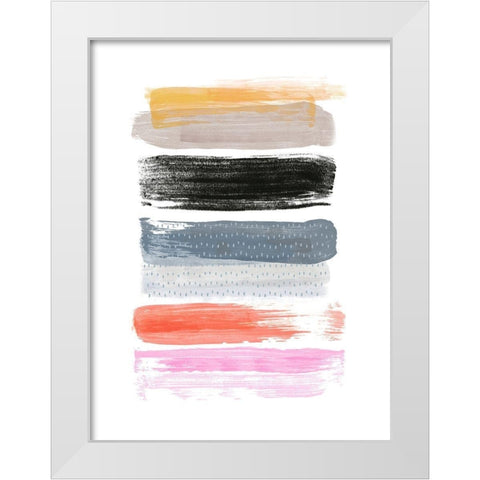 Warmth No. 1 White Modern Wood Framed Art Print by Nicoll, Suzanne