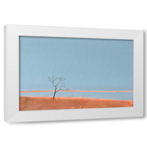 Last Rays of The Sun White Modern Wood Framed Art Print by Nekraha, Igor