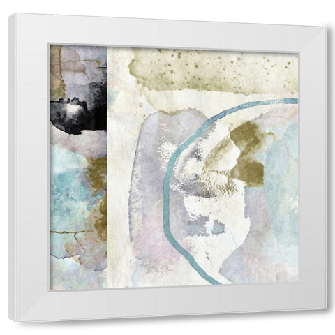 Aubergine No. 2 White Modern Wood Framed Art Print by Nicoll, Suzanne