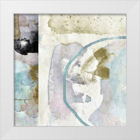 Aubergine No. 2 White Modern Wood Framed Art Print by Nicoll, Suzanne