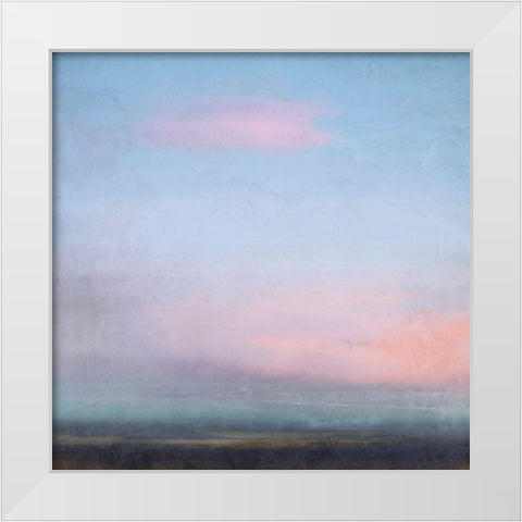 Dusk White Modern Wood Framed Art Print by Nicoll, Suzanne