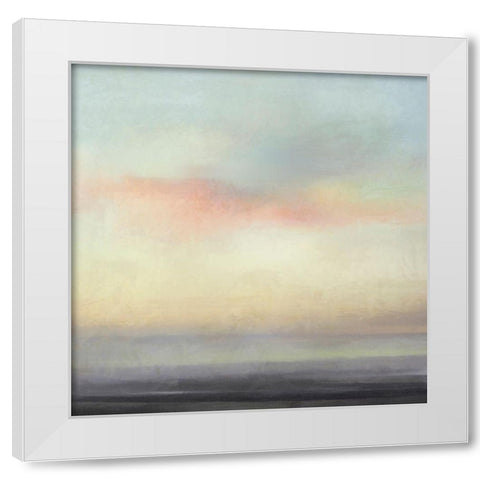 Haze White Modern Wood Framed Art Print by Nicoll, Suzanne