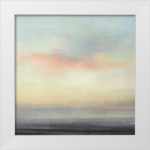 Haze White Modern Wood Framed Art Print by Nicoll, Suzanne