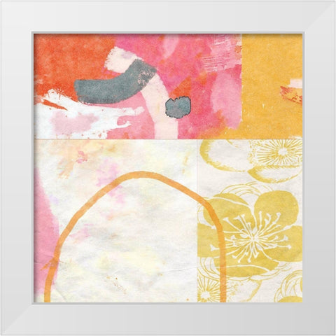 Kimono No. 1 White Modern Wood Framed Art Print by Nicoll, Suzanne