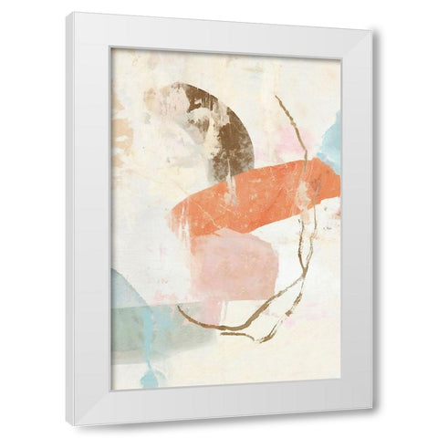Mudworks No. 2 White Modern Wood Framed Art Print by Nicoll, Suzanne