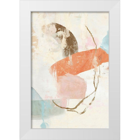 Mudworks No. 2 White Modern Wood Framed Art Print by Nicoll, Suzanne