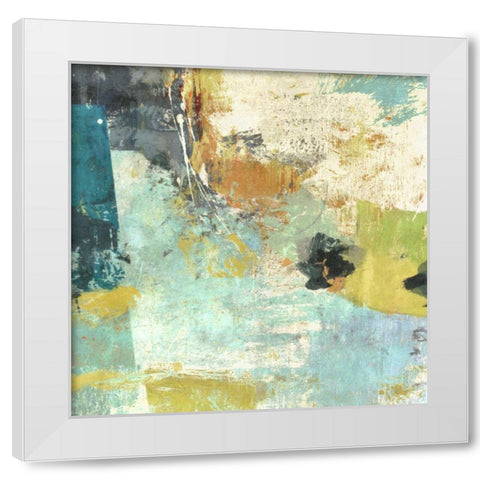 Terra Stratta White Modern Wood Framed Art Print by Nicoll, Suzanne