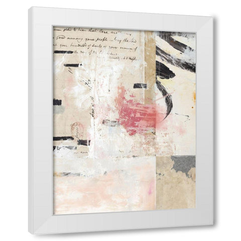 Torn No. 1 White Modern Wood Framed Art Print by Nicoll, Suzanne