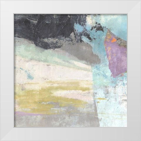 Windswept White Modern Wood Framed Art Print by Nicoll, Suzanne