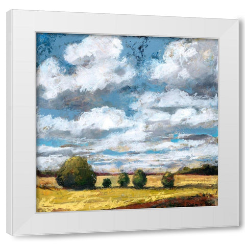 The Family White Modern Wood Framed Art Print by Nickell, Linda