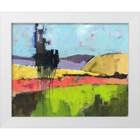 Untitled Landscape White Modern Wood Framed Art Print by Nickell, Linda