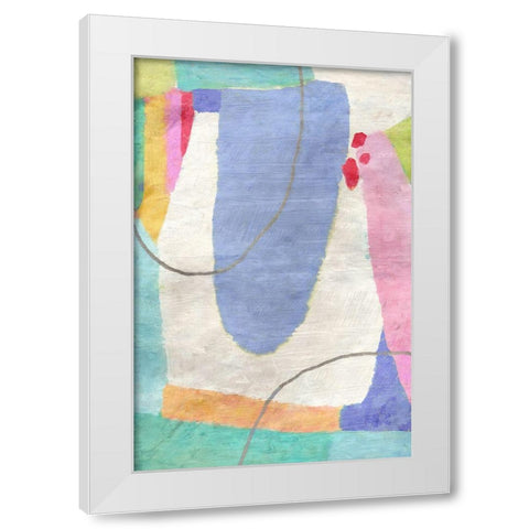 Cotton Candy No. 1 White Modern Wood Framed Art Print by Nicoll, Suzanne