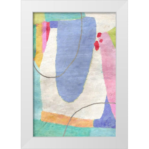 Cotton Candy No. 1 White Modern Wood Framed Art Print by Nicoll, Suzanne