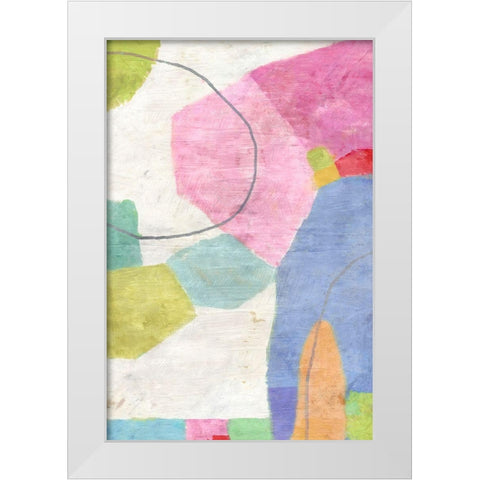 Cotton Candy No. 2 White Modern Wood Framed Art Print by Nicoll, Suzanne