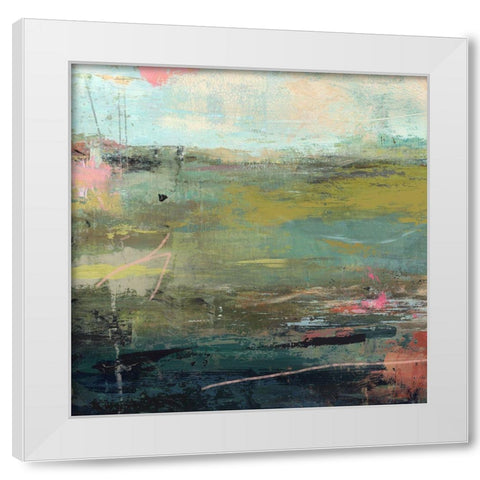Pine Forest No. 2 White Modern Wood Framed Art Print by Nicoll, Suzanne