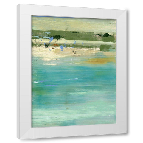 Sand Castle White Modern Wood Framed Art Print by Nicoll, Suzanne