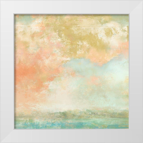 Mist White Modern Wood Framed Art Print by Nicoll, Suzanne