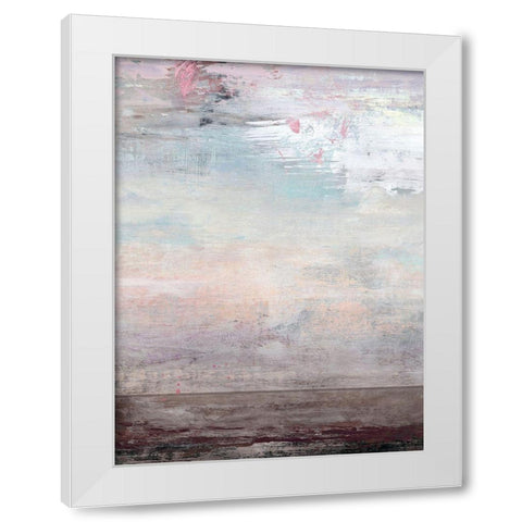 Purple Haze White Modern Wood Framed Art Print by Nicoll, Suzanne
