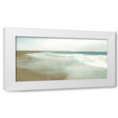Surfside White Modern Wood Framed Art Print by Nicoll, Suzanne