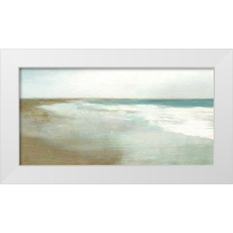 Surfside White Modern Wood Framed Art Print by Nicoll, Suzanne