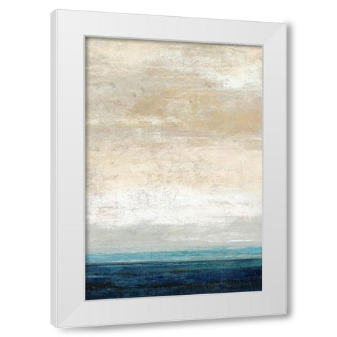 Yarmouth White Modern Wood Framed Art Print by Nicoll, Suzanne