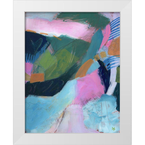 Promise White Modern Wood Framed Art Print by Nemcosky, Ann Thompson