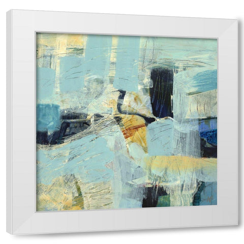 Tideline No. 1 White Modern Wood Framed Art Print by Nemcosky, Ann Thompson