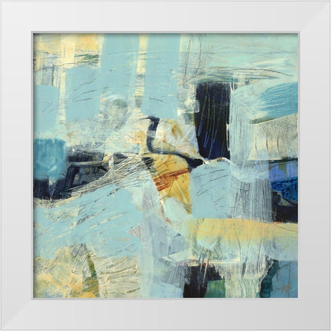 Tideline No. 1 White Modern Wood Framed Art Print by Nemcosky, Ann Thompson
