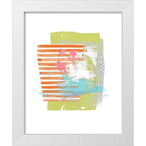 Beach Day 1 White Modern Wood Framed Art Print by Nicoll, Suzanne