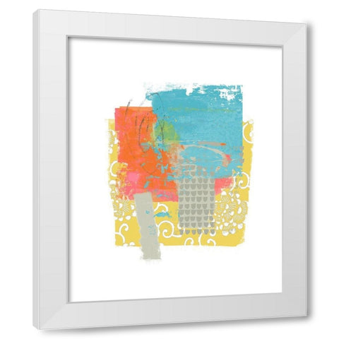 Beach Day 2 White Modern Wood Framed Art Print by Nicoll, Suzanne