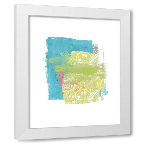 Beach Day 4 White Modern Wood Framed Art Print by Nicoll, Suzanne