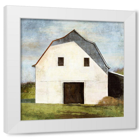 Hay Barn White Modern Wood Framed Art Print by Nicoll, Suzanne