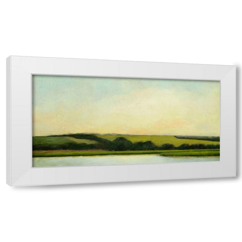 Lake Zoar White Modern Wood Framed Art Print by Nicoll, Suzanne