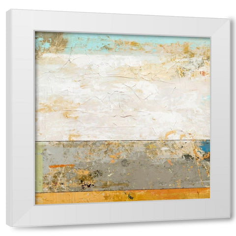 Orange Crush White Modern Wood Framed Art Print by Nicoll, Suzanne