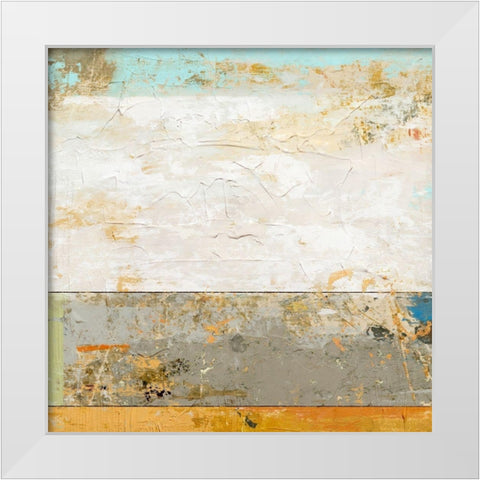 Orange Crush White Modern Wood Framed Art Print by Nicoll, Suzanne