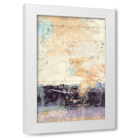 Aubergine 2 White Modern Wood Framed Art Print by Nicoll, Suzanne