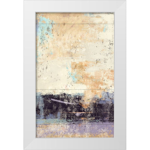 Aubergine 2 White Modern Wood Framed Art Print by Nicoll, Suzanne