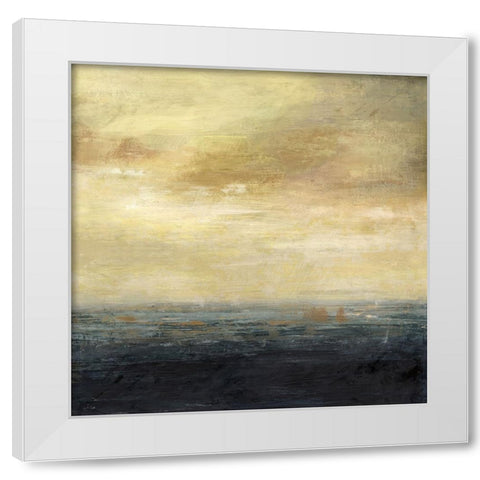 Black Sea White Modern Wood Framed Art Print by Nicoll, Suzanne
